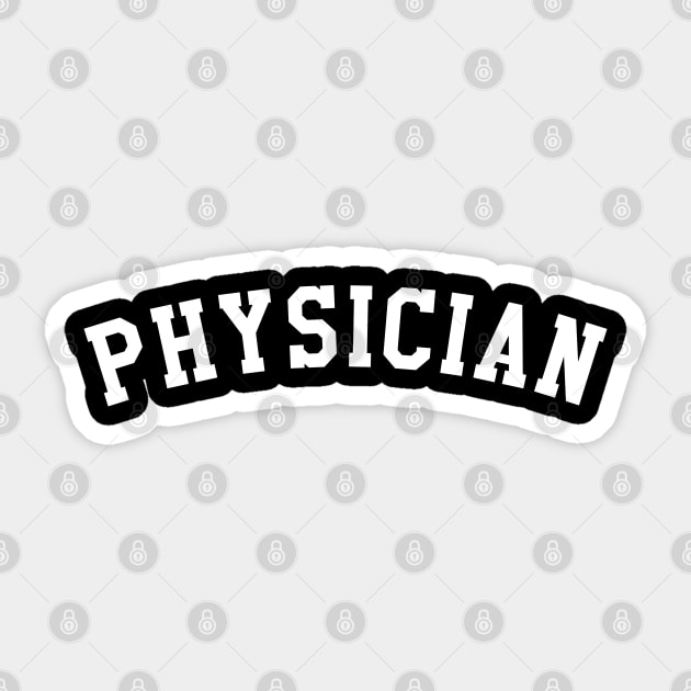 Physician Sticker by KC Happy Shop